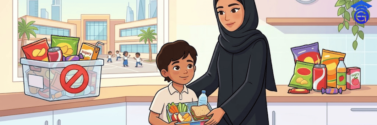 UAE bans junk food sugary drinks schools 2026 — national health guide for school canteens