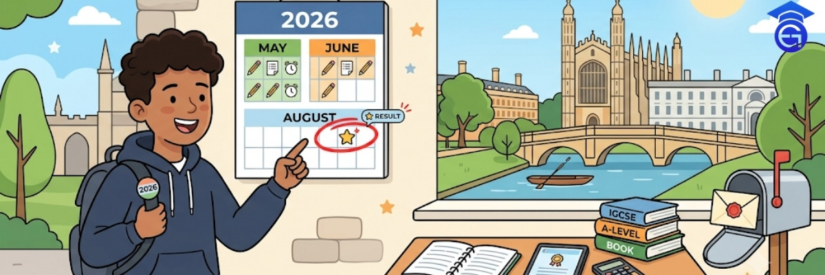Cambridge May/June 2026 exam results dates