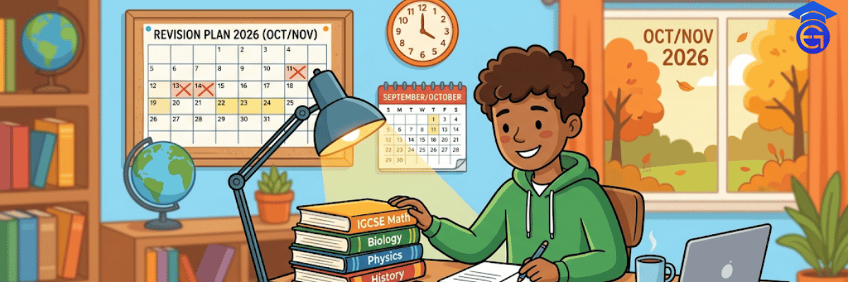 Student preparing for IGCSE October November 2026 series
