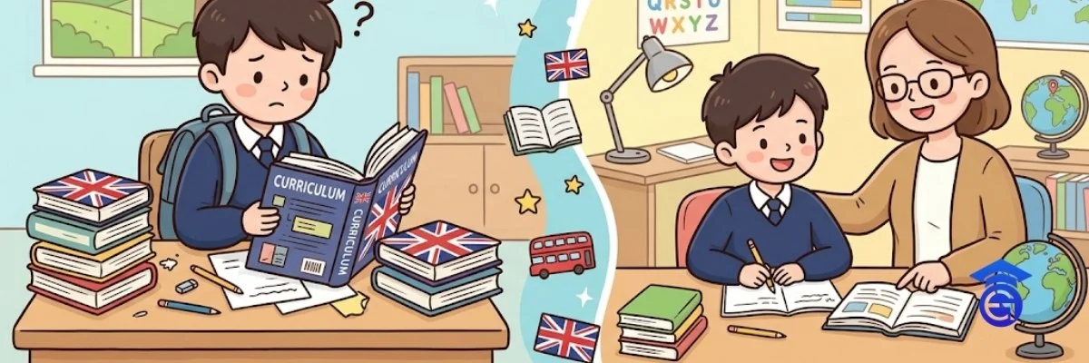 British curriculum student studying alongside school work - Edugravity UAE