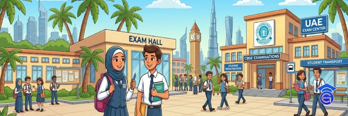 CBSE Class 12 student preparing for a fresh exam opportunity in the UAE